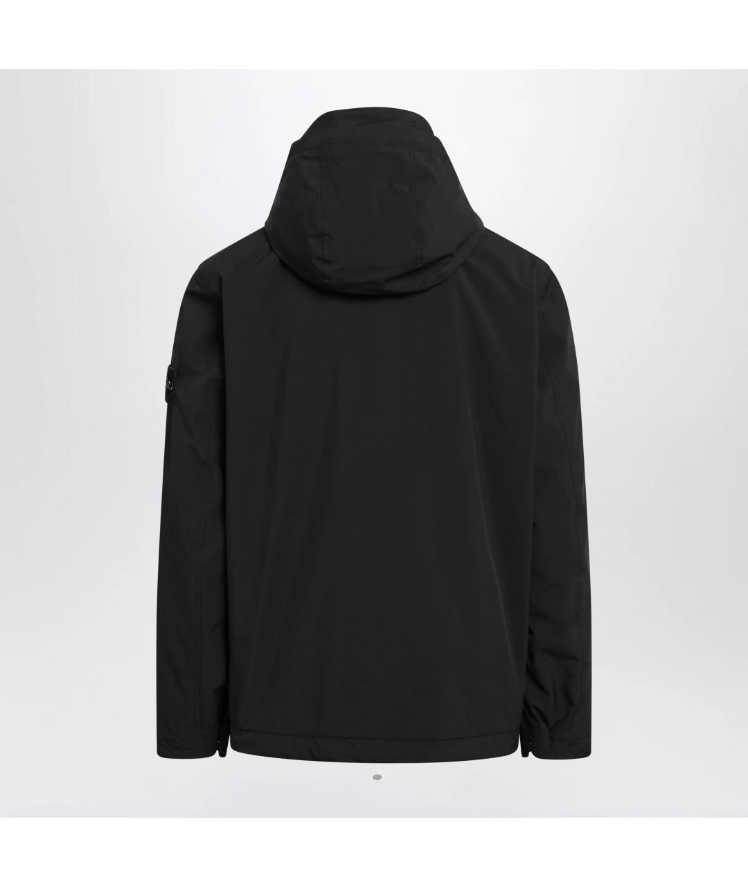 STONE ISLAND Черная полиэстеровая куртка, фото 2