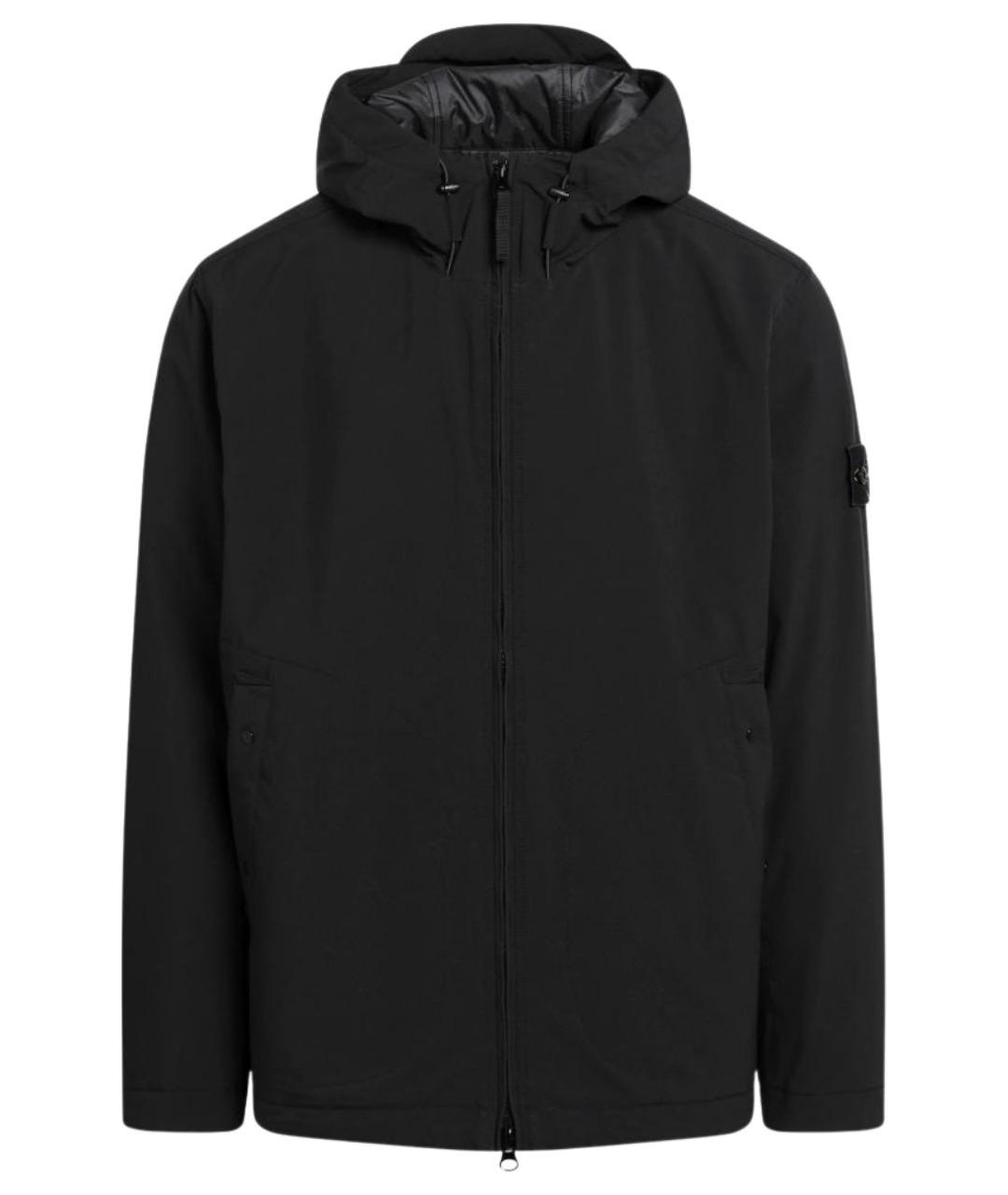 STONE ISLAND Черная полиэстеровая куртка, фото 1