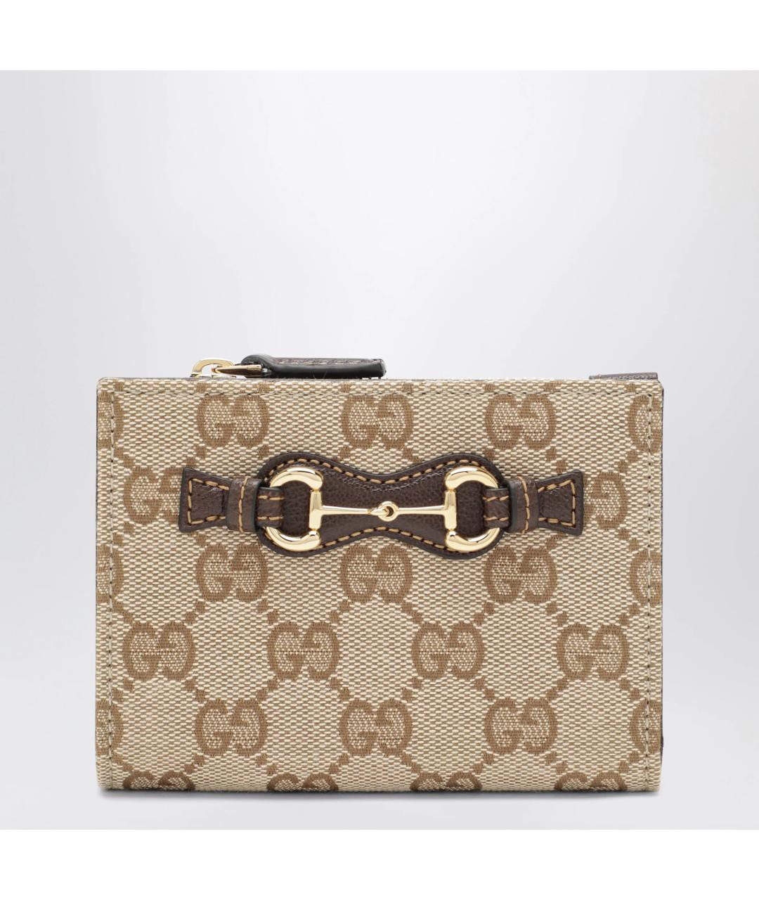 GUCCI Бежевый кошелек, фото 3