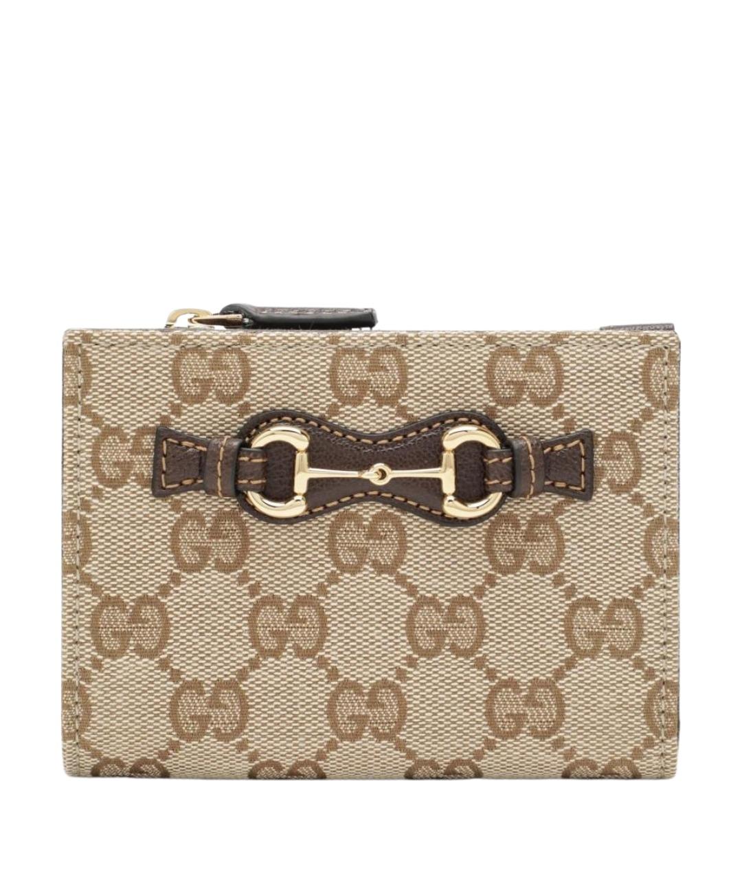 GUCCI Бежевый кошелек, фото 1