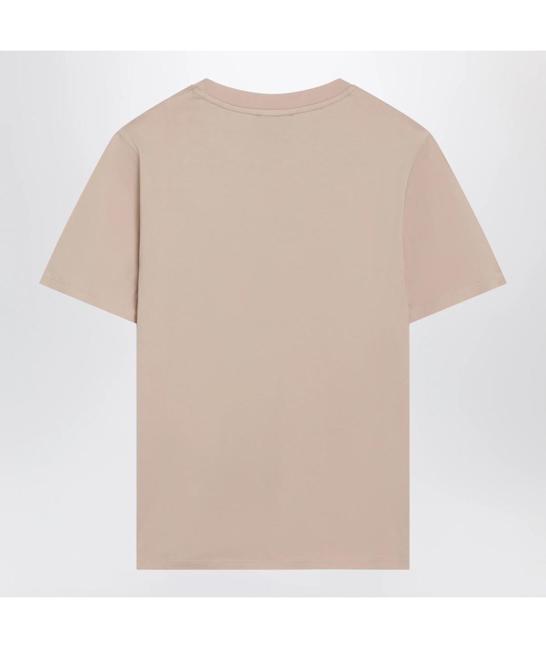 WEEKEND MAX MARA Розовая хлопковая футболка, фото 2