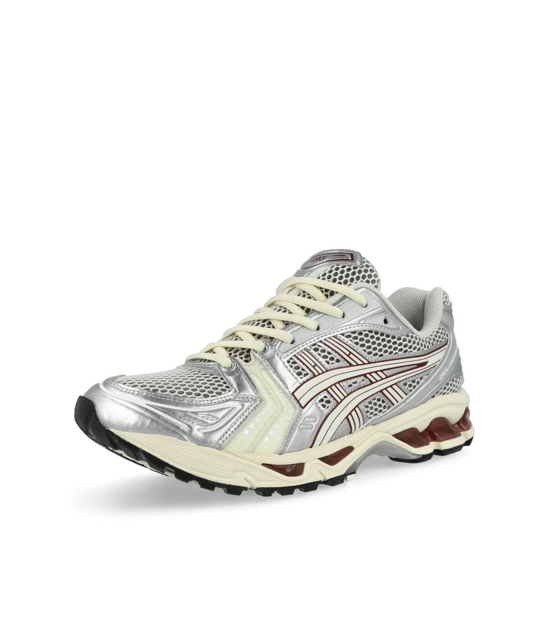 ASICS Бежевые синтетические низкие кроссовки / кеды, фото 3