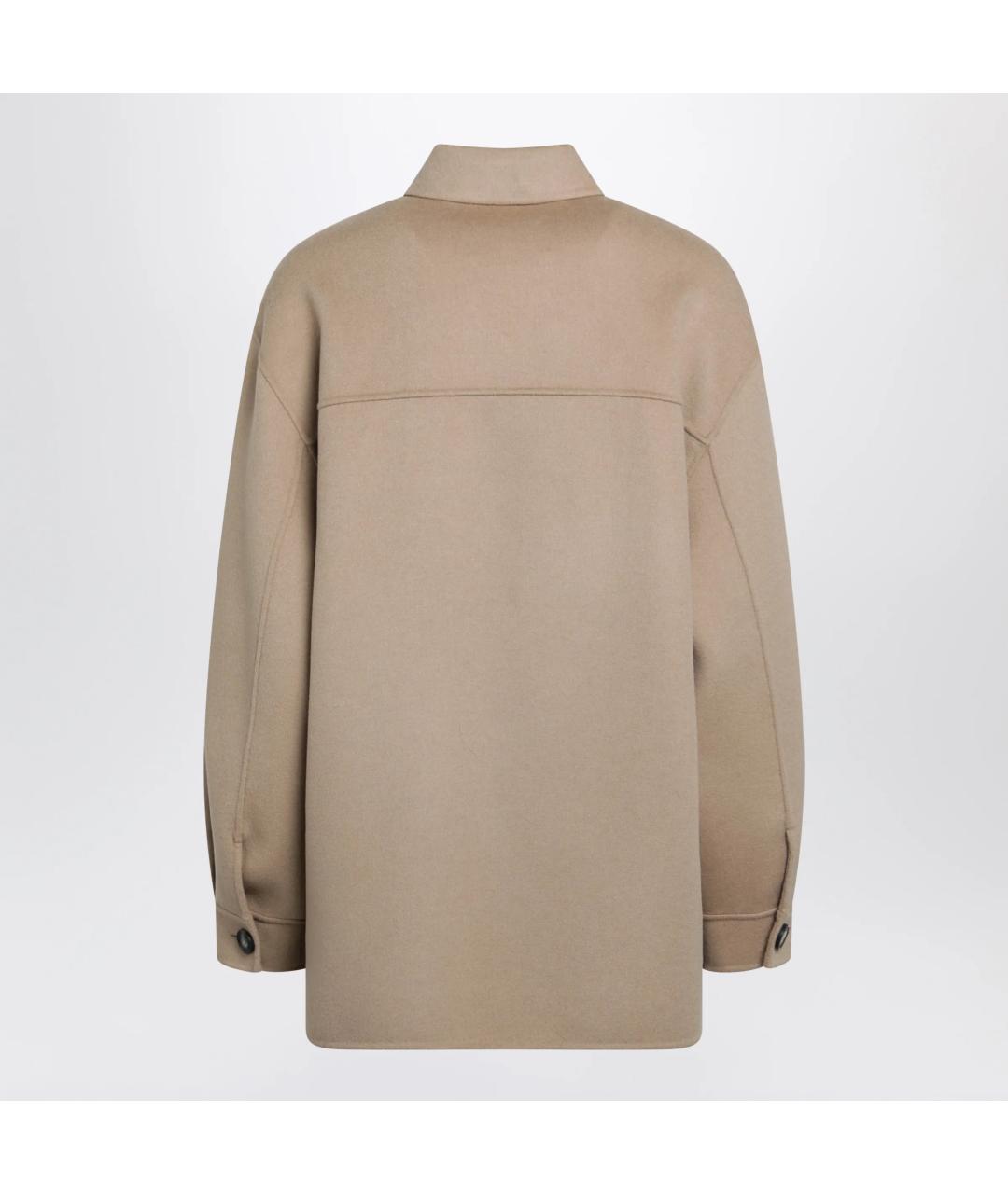 WEEKEND MAX MARA Коричневая шерстяная куртка, фото 2