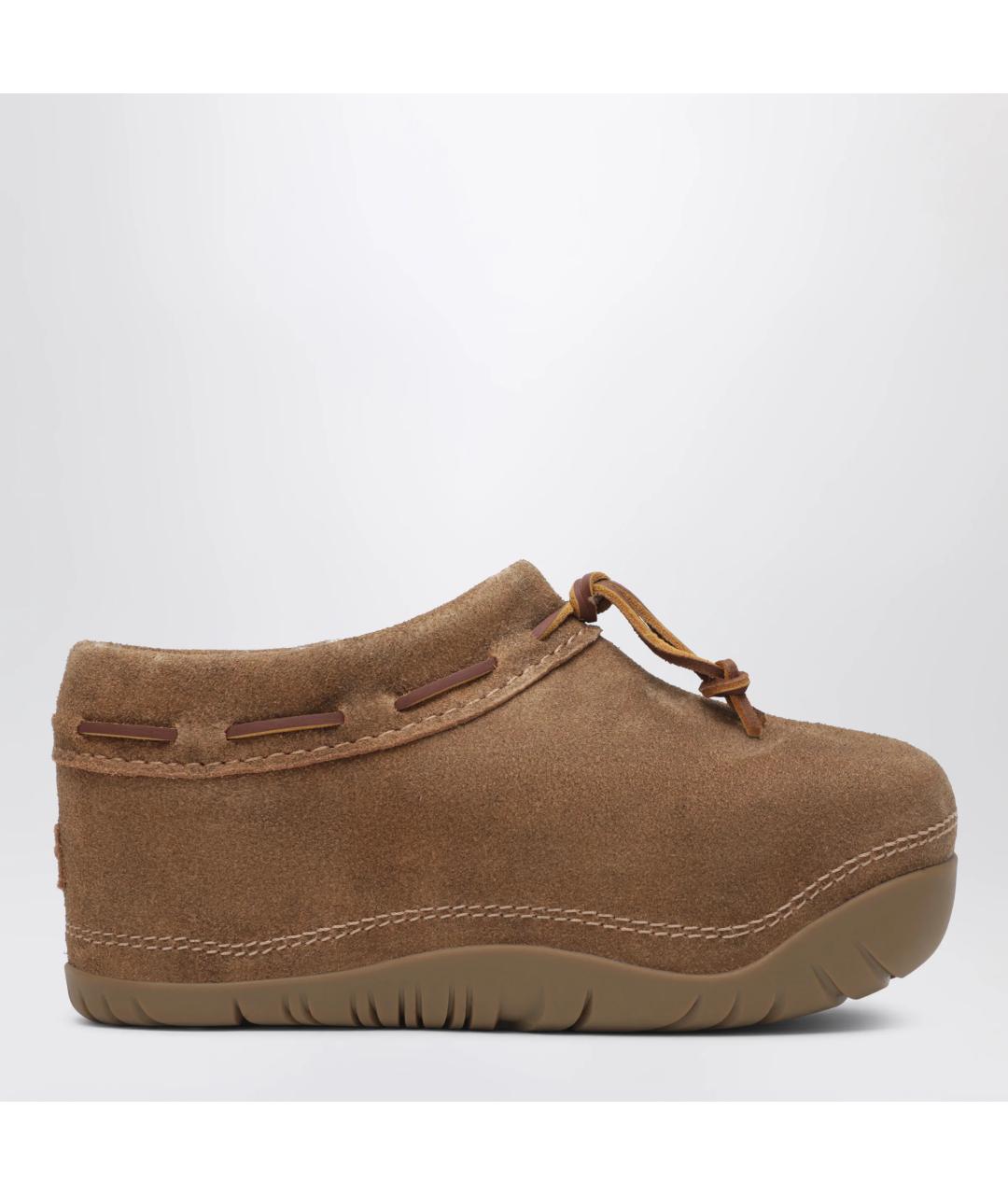UGG Коричневые замшевые сабо, фото 3