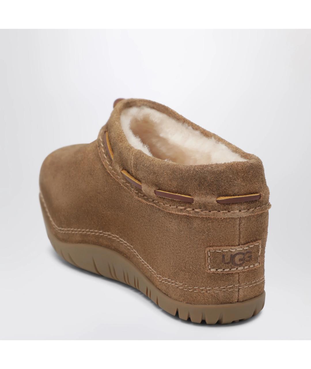 UGG Коричневые замшевые сабо, фото 2