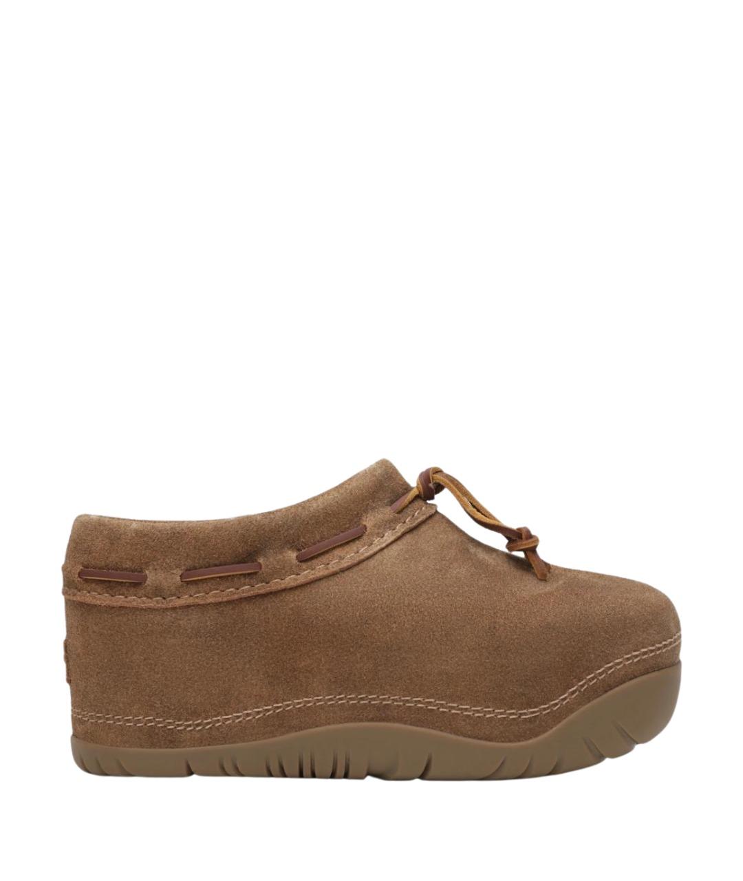 UGG Коричневые замшевые сабо, фото 1