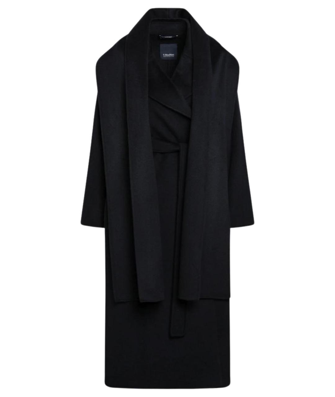 'S MAX MARA Синее шерстяное пальто, фото 1