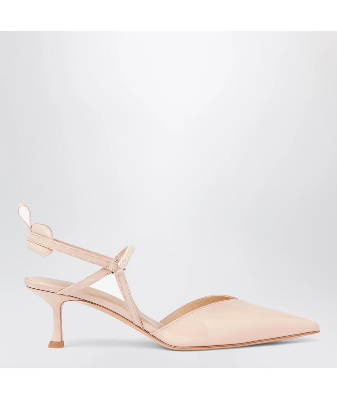 FENDI Розовые туфли из лакированной кожи, фото 3