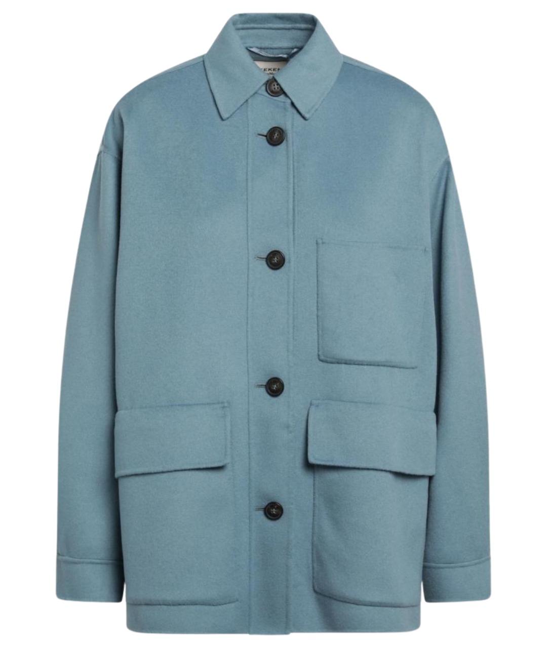 WEEKEND MAX MARA Синяя шерстяная куртка, фото 1