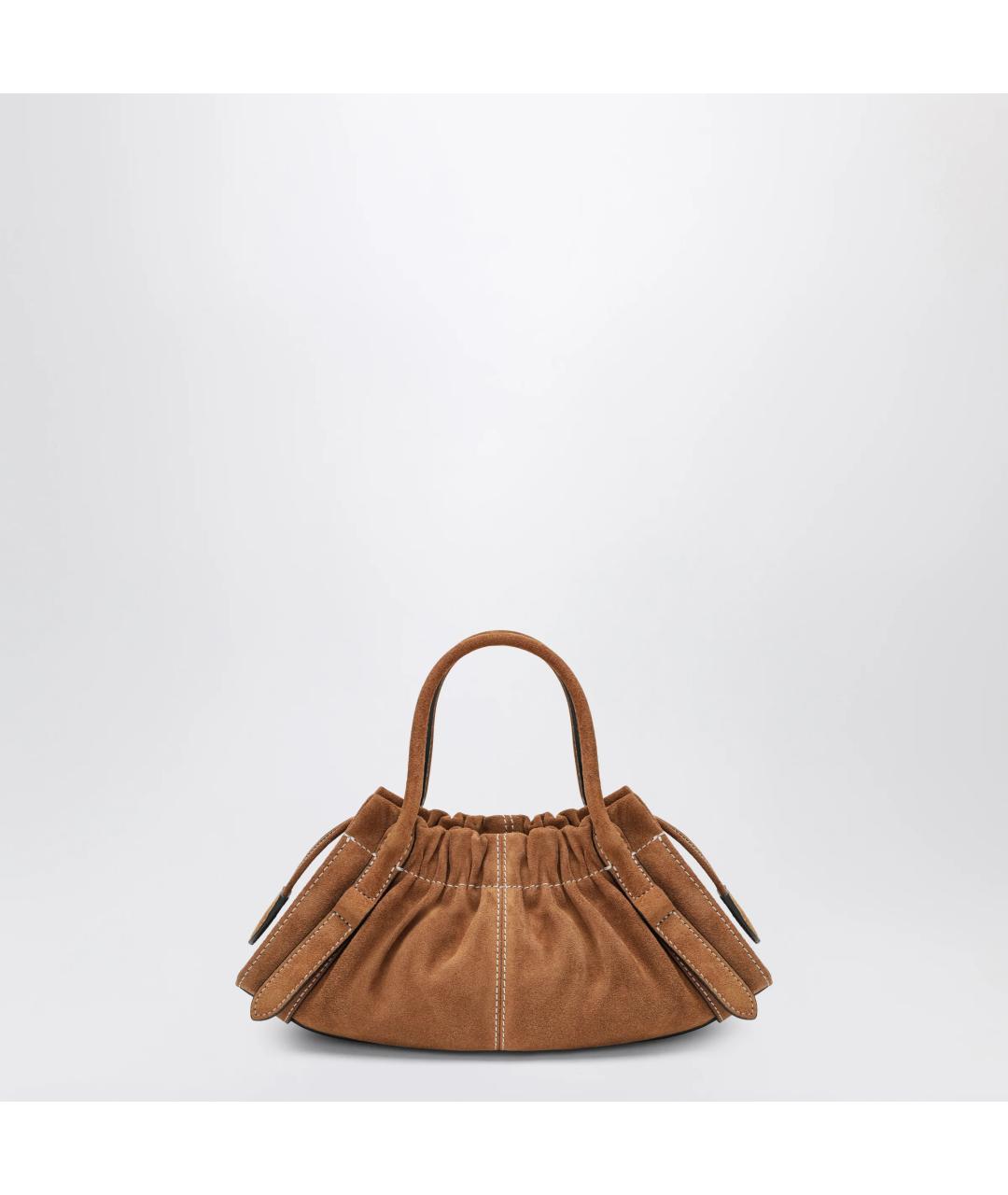 MARC JACOBS Коричневая замшевая сумка с короткими ручками, фото 2