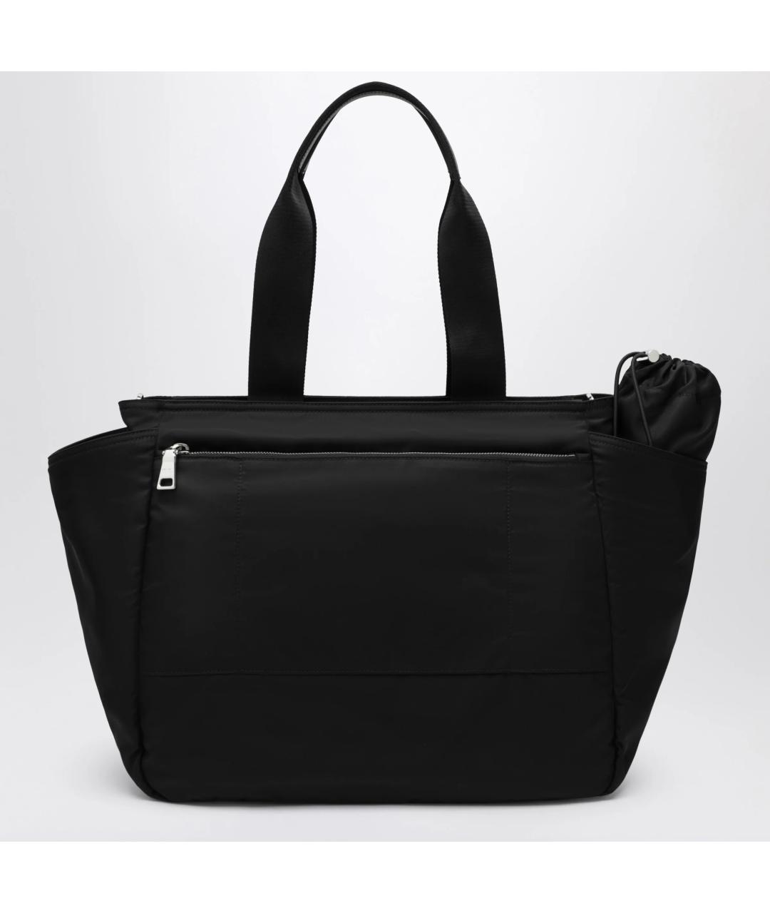PRADA Черная нейлоновая сумка тоут, фото 2