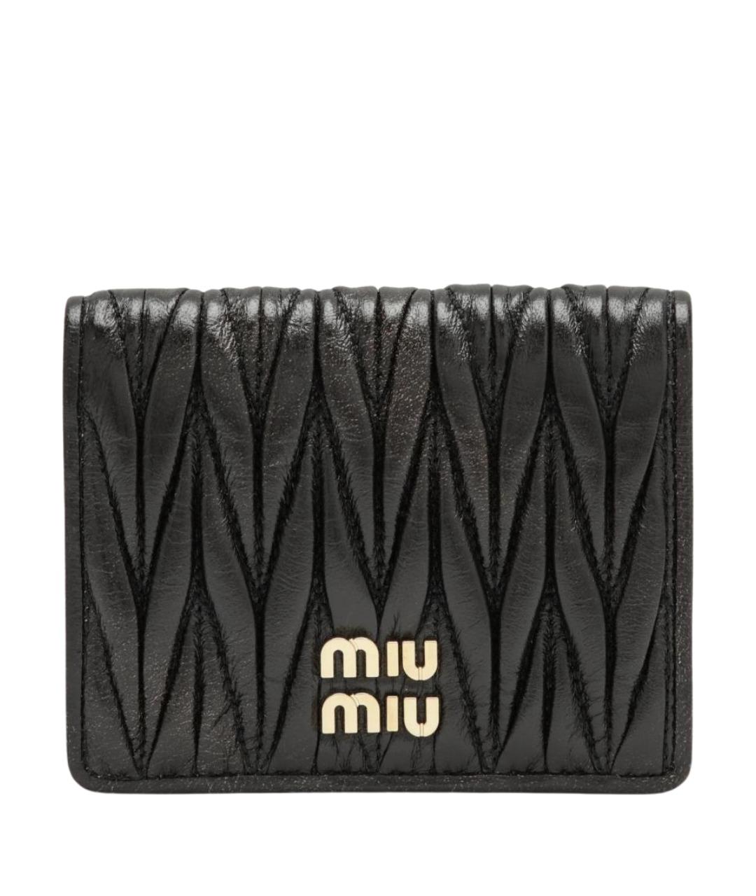 MIU MIU Коричневый кожаный кошелек, фото 1