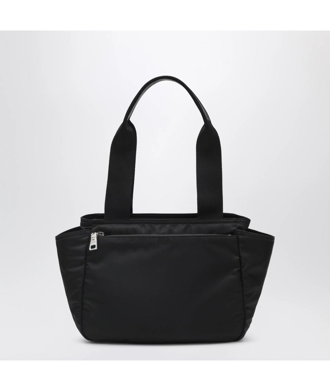 PRADA Черная нейлоновая сумка тоут, фото 2