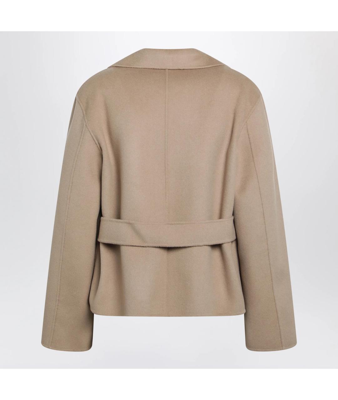 WEEKEND MAX MARA Бежевая шерстяная куртка, фото 2