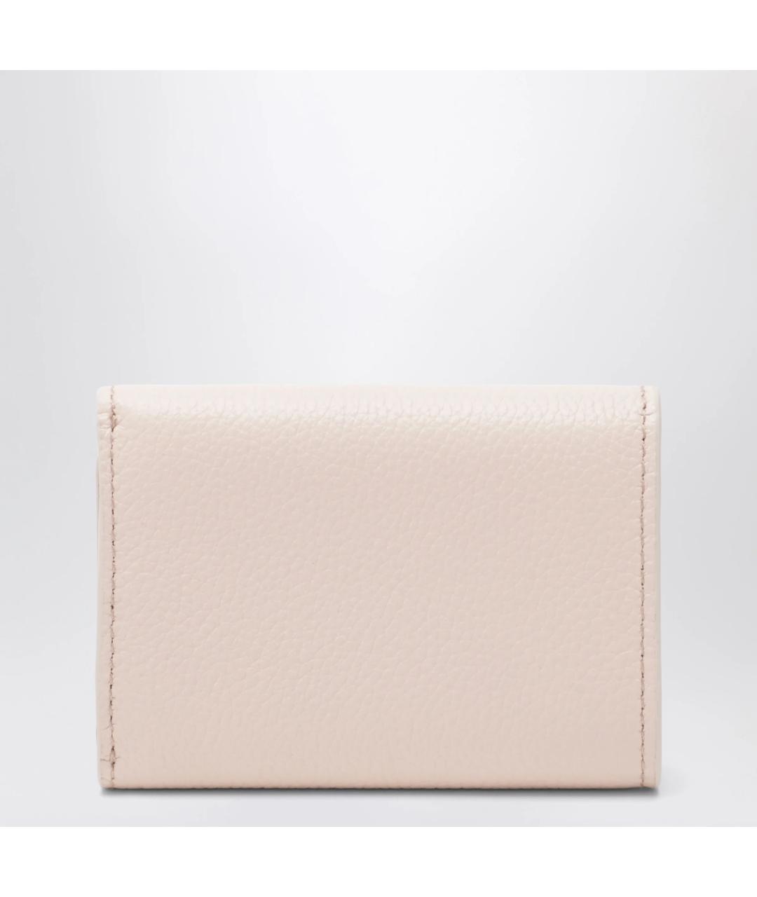 MIU MIU Розовый кожаный кошелек, фото 2