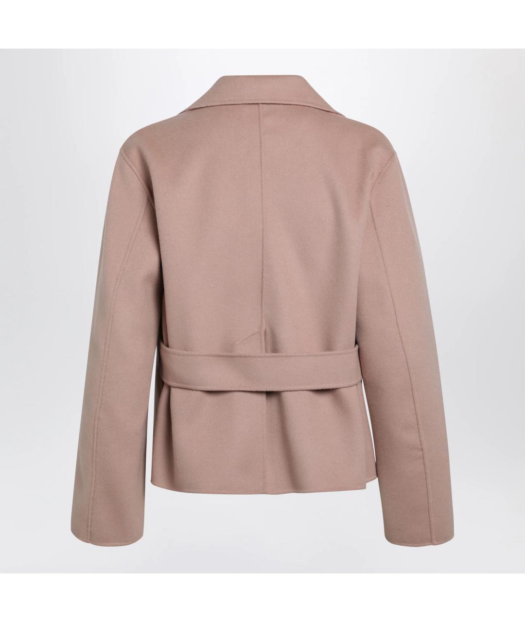 WEEKEND MAX MARA Розовая шерстяная куртка, фото 2