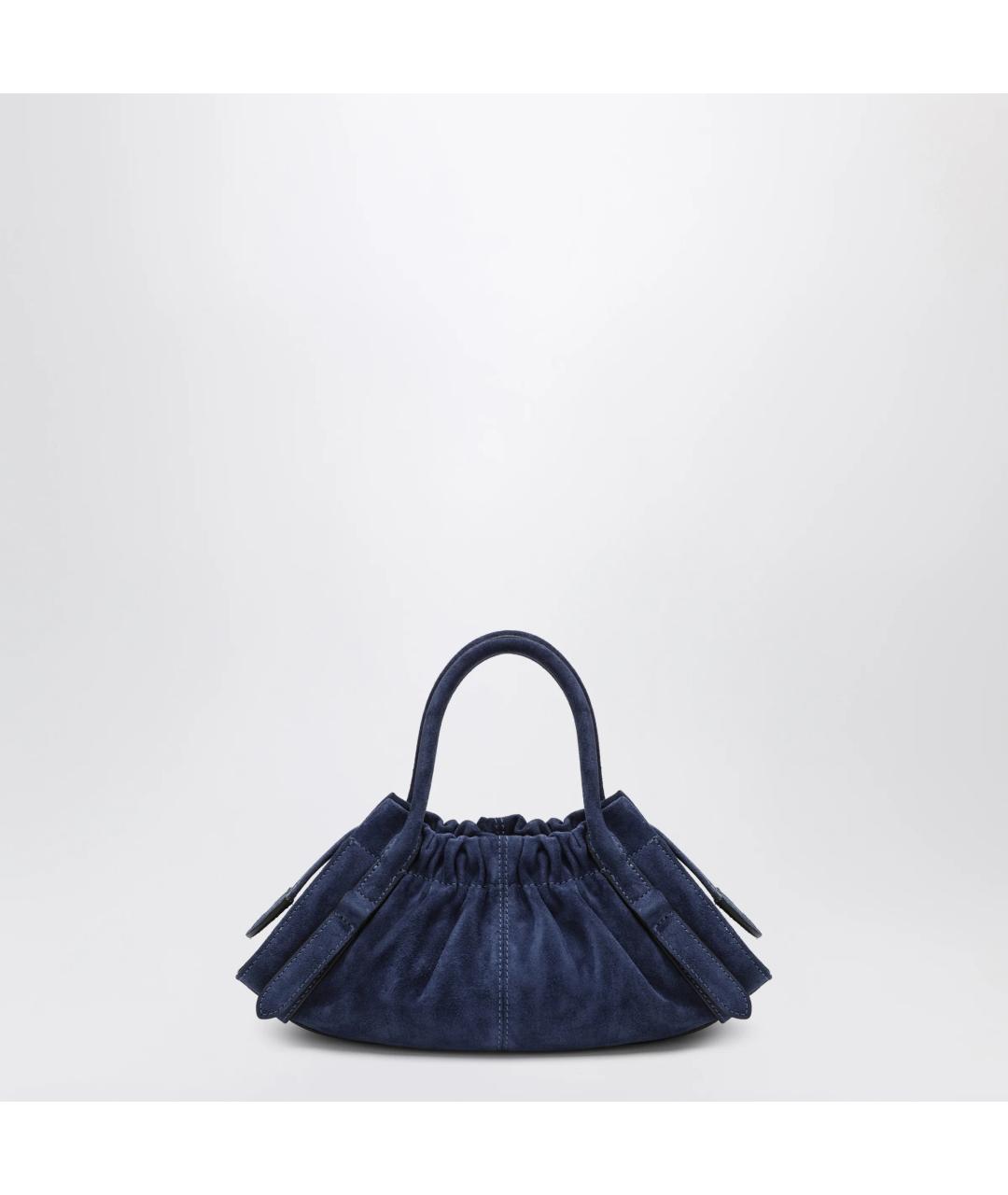 MARC JACOBS Синяя замшевая сумка с короткими ручками, фото 2