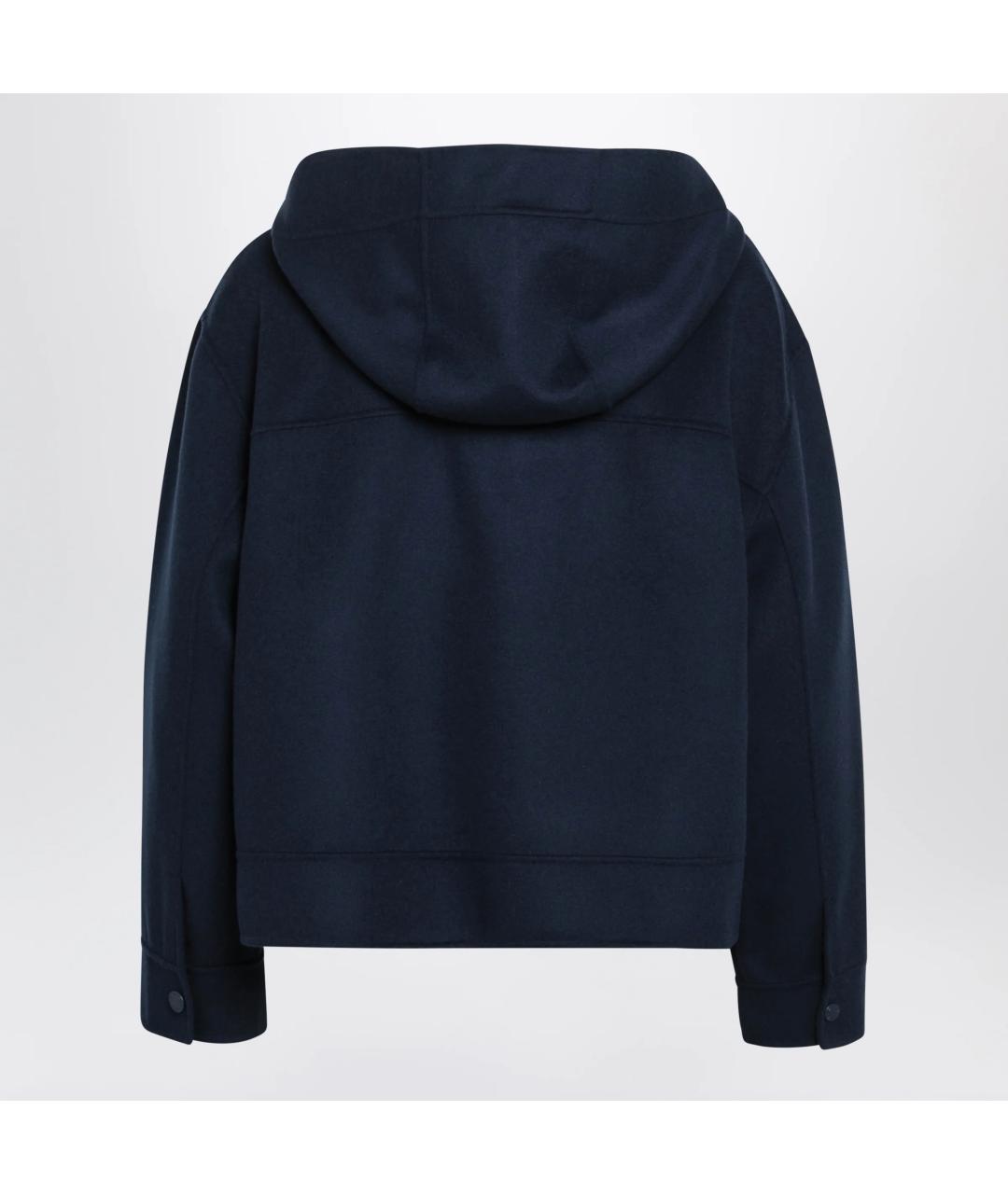 WEEKEND MAX MARA Синяя шерстяная куртка, фото 2