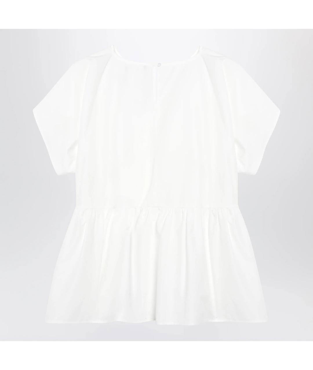 WEEKEND MAX MARA Белая хлопковая рубашка, фото 2
