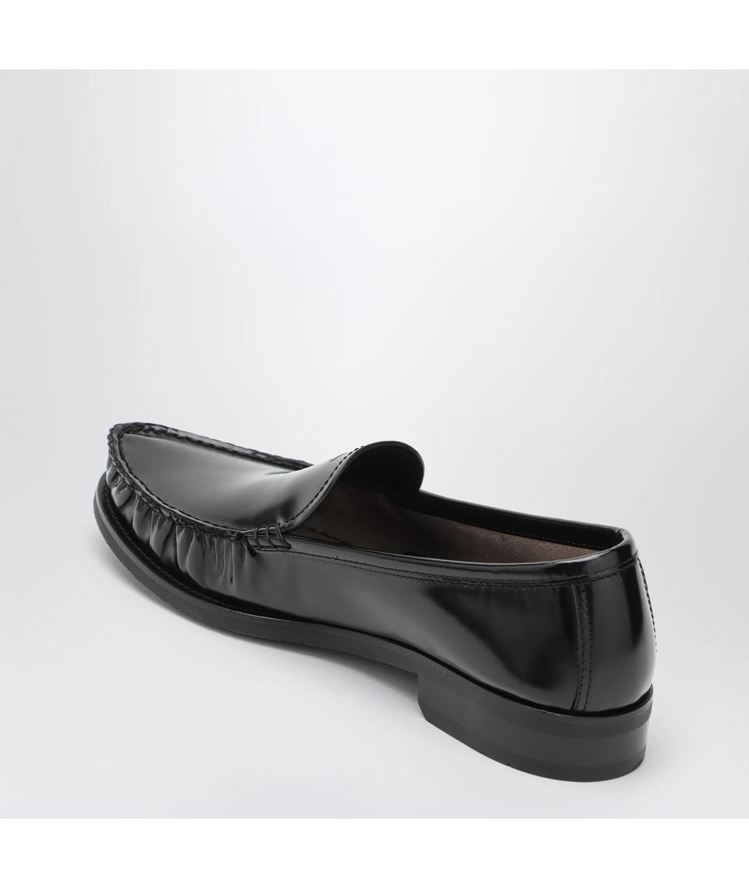 PRADA Черные кожаные лоферы, фото 2