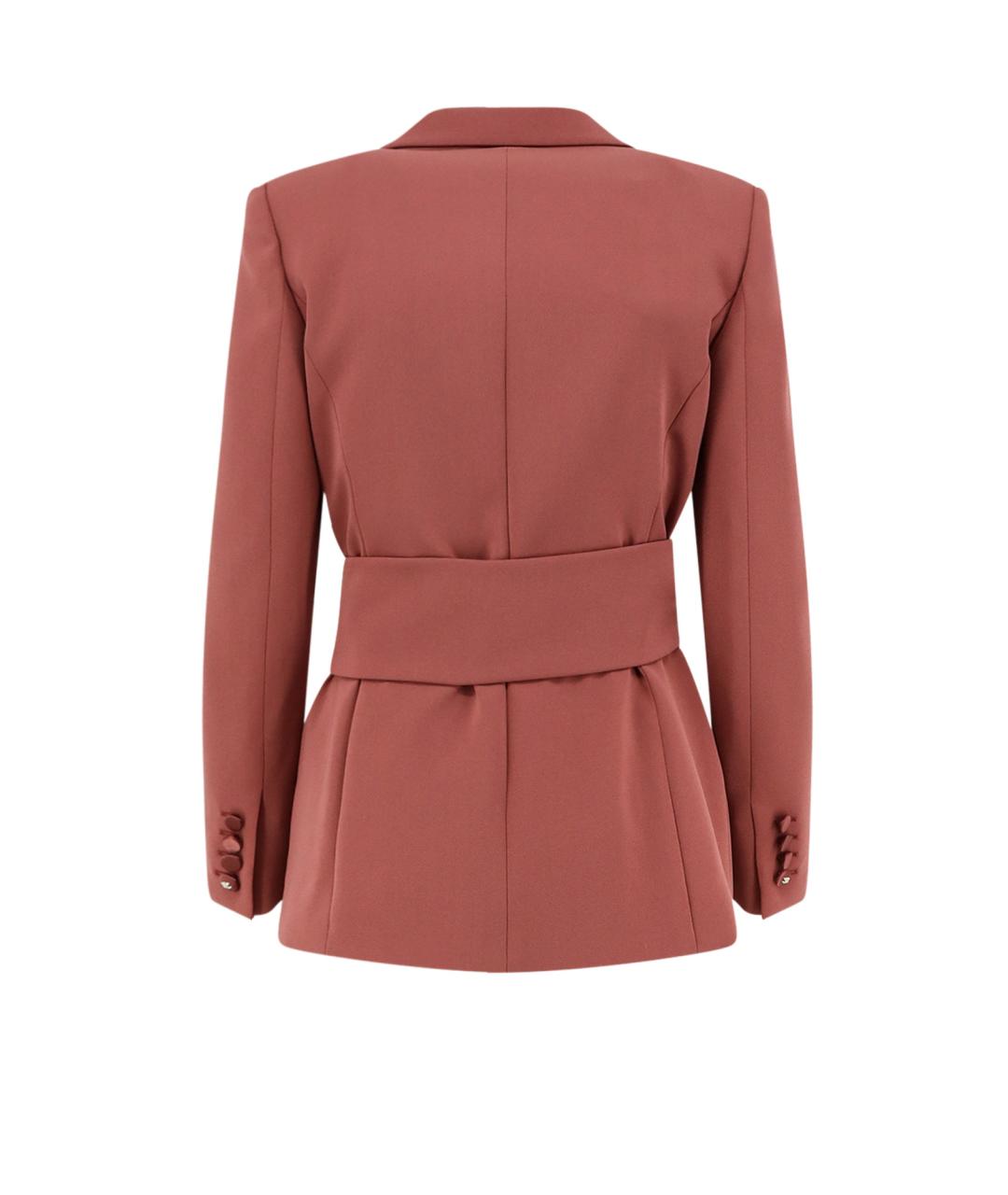 MAX MARA Коралловый ацетатный жакет/пиджак, фото 2