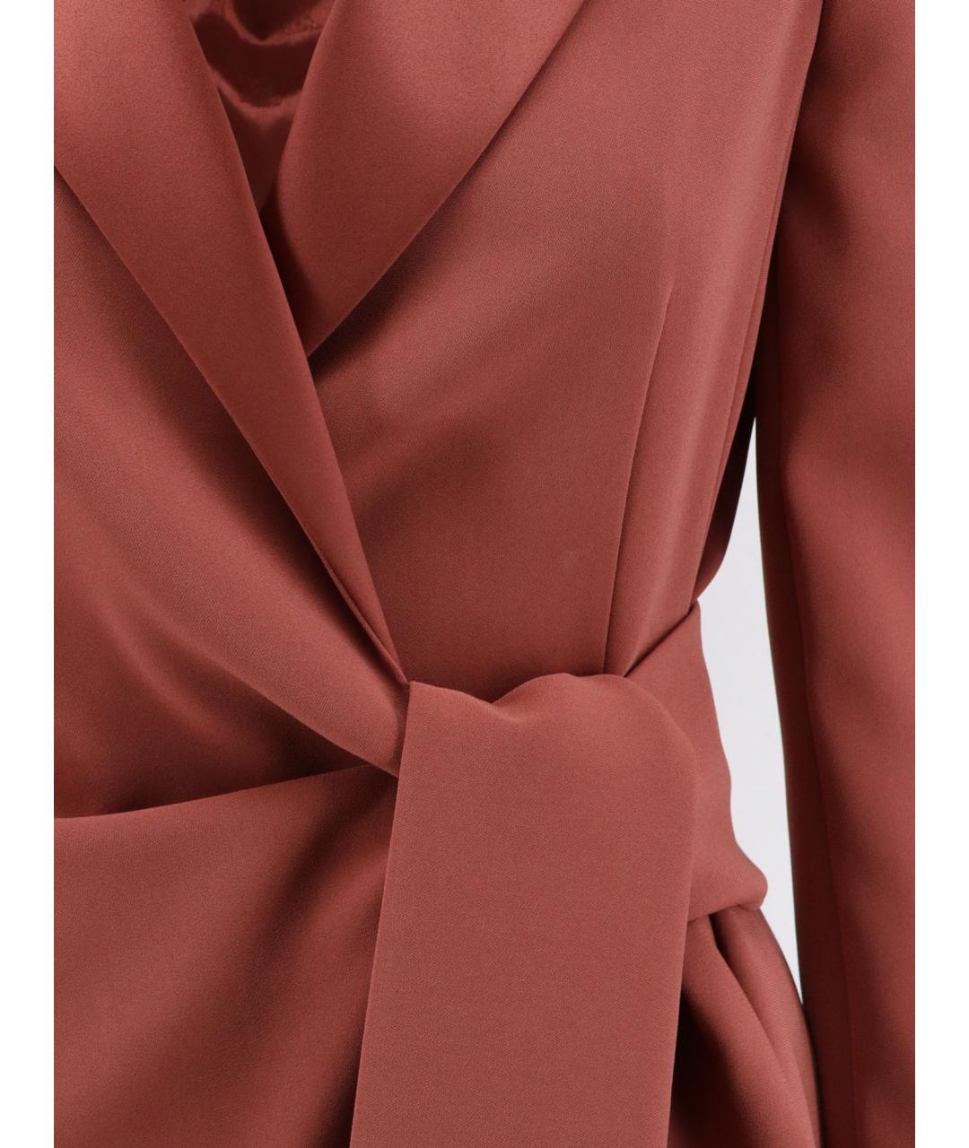MAX MARA Коралловый ацетатный жакет/пиджак, фото 3