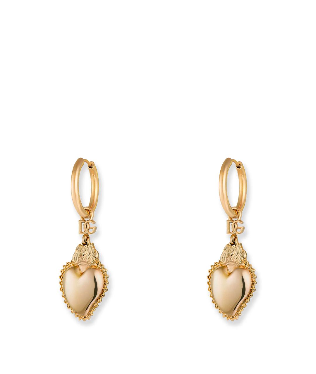 DOLCE&GABBANA Золотые серьги, фото 2