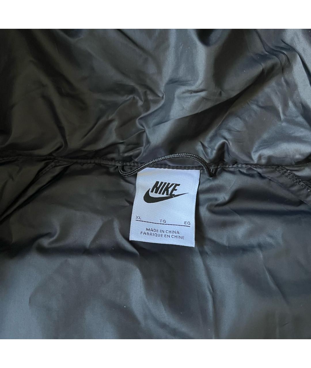 NIKE Черный пуховик, фото 3