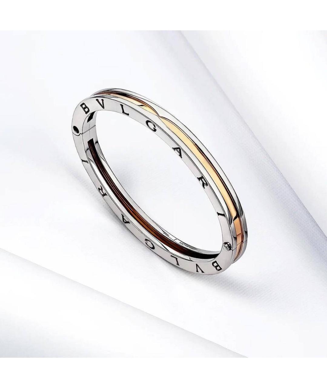 BVLGARI Серебряный браслет из желтого золота, фото 9