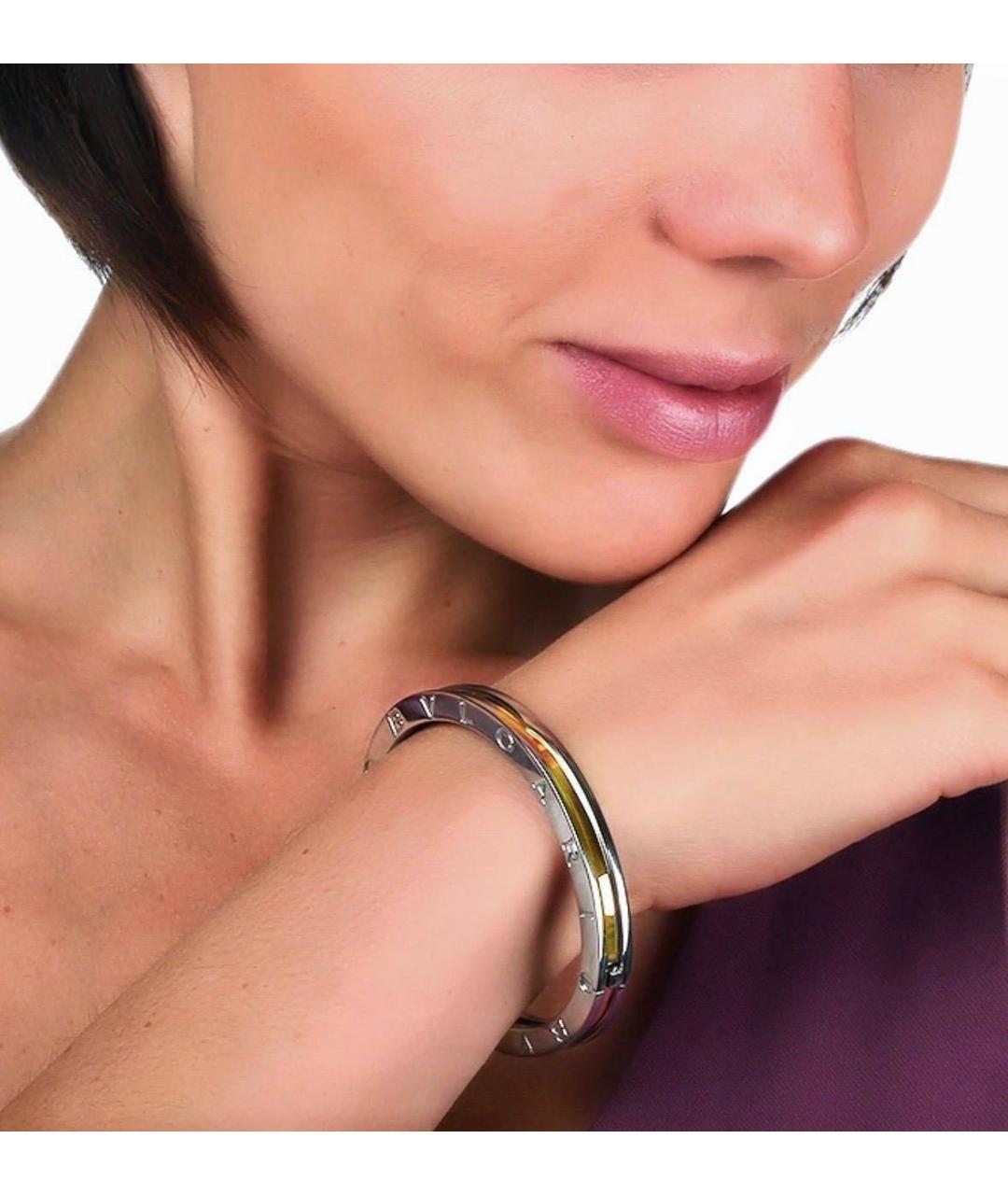 BVLGARI Серебряный браслет из желтого золота, фото 8