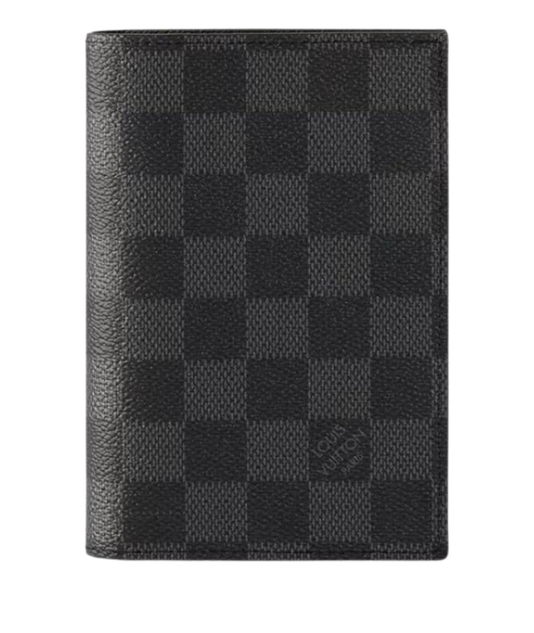 LOUIS VUITTON Антрацитовая папка для документов, фото 1