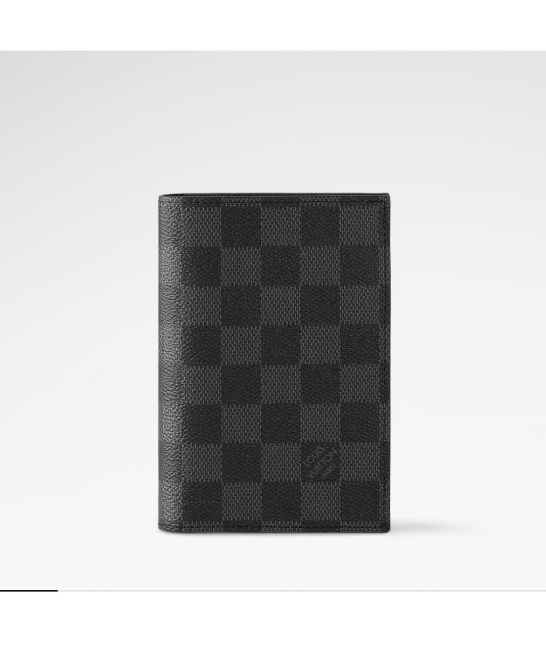 LOUIS VUITTON Антрацитовая папка для документов, фото 5