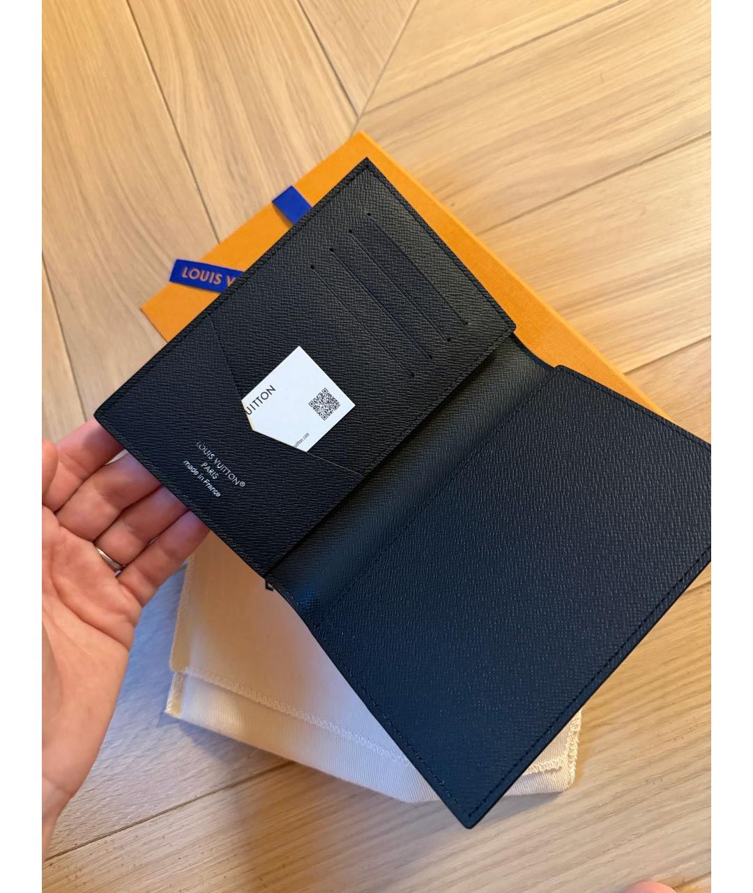 LOUIS VUITTON Антрацитовая папка для документов, фото 4
