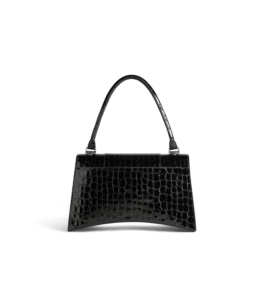 BALENCIAGA Черная кожаная сумка через плечо, фото 5