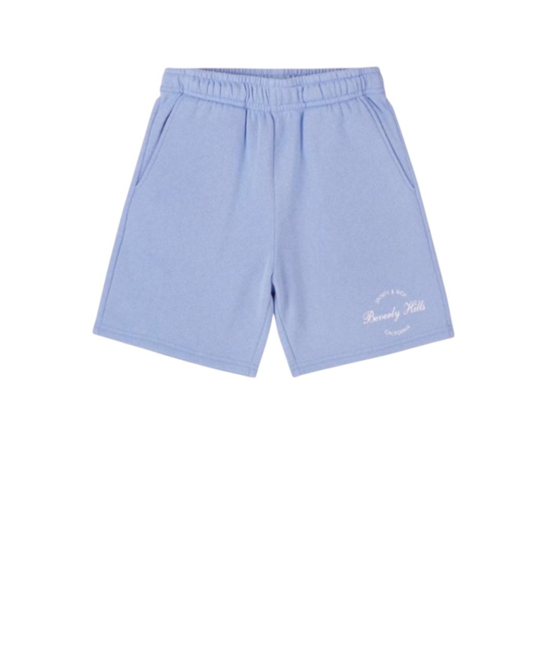 SPORTY AND RICH Голубые брюки и шорты, фото 1