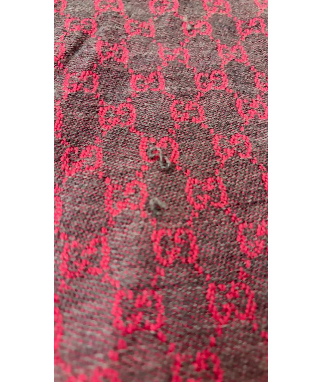 GUCCI Мульти шерстяной шарф, фото 5