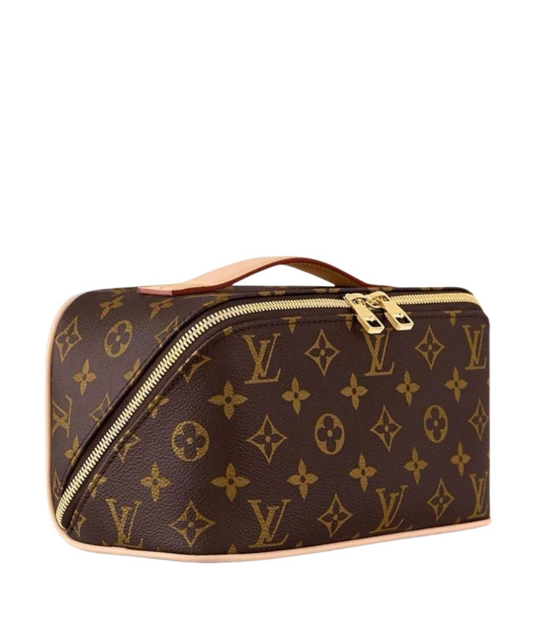 LOUIS VUITTON Коричневая косметичка, фото 1