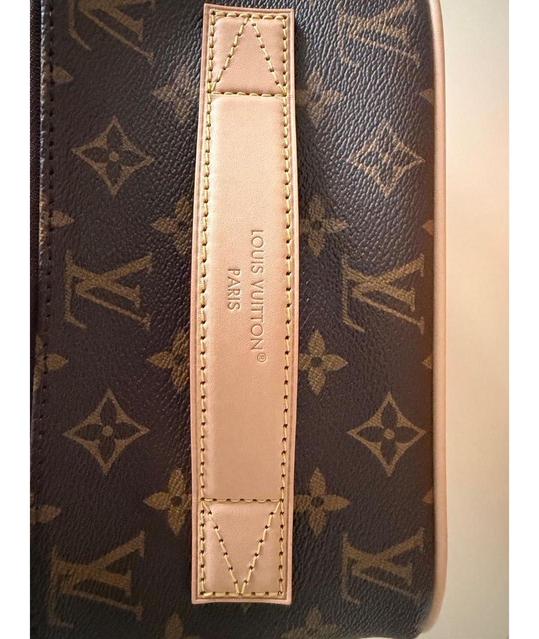 LOUIS VUITTON Коричневая косметичка, фото 3