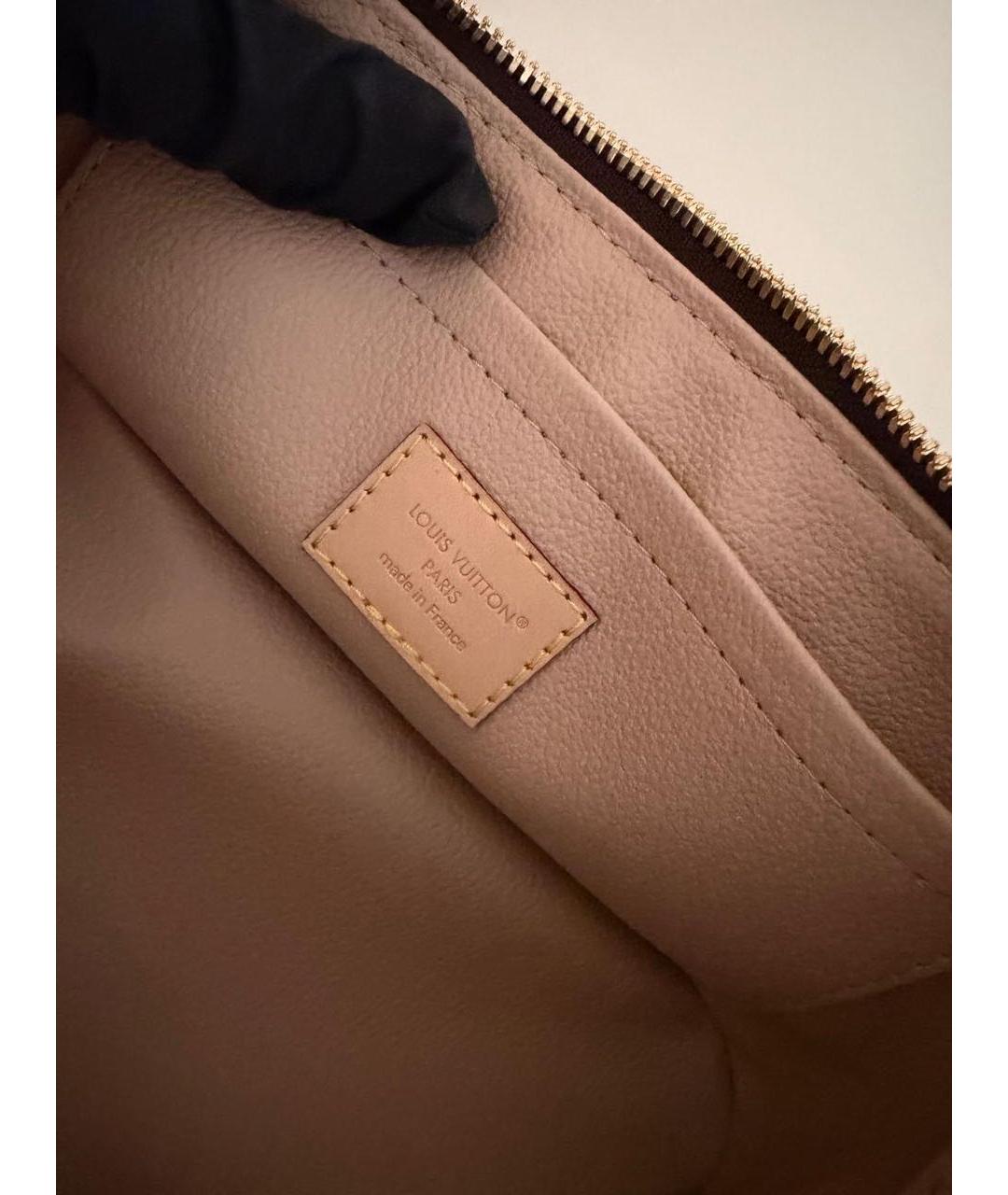 LOUIS VUITTON Коричневая косметичка, фото 8