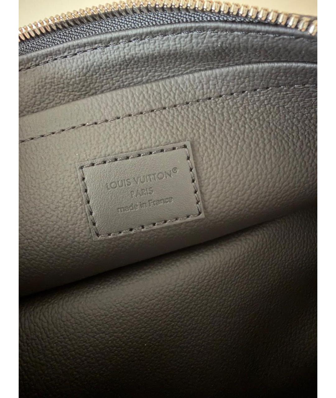LOUIS VUITTON Черная косметичка, фото 6