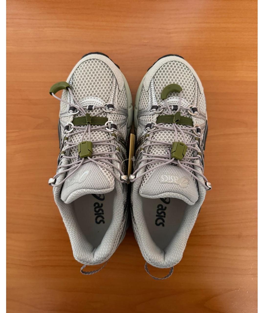 ASICS Серые синтетические кроссовки, фото 3