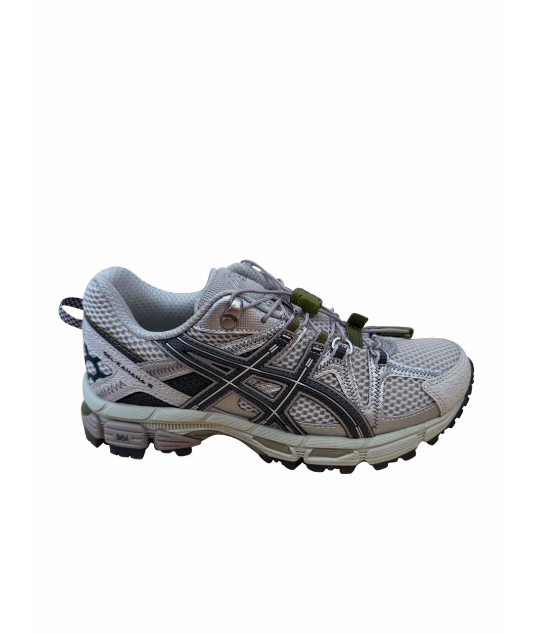 ASICS Серые синтетические кроссовки, фото 1