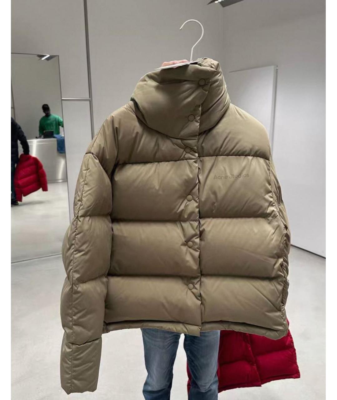 ACNE STUDIOS Хаки полиамидовая куртка, фото 6