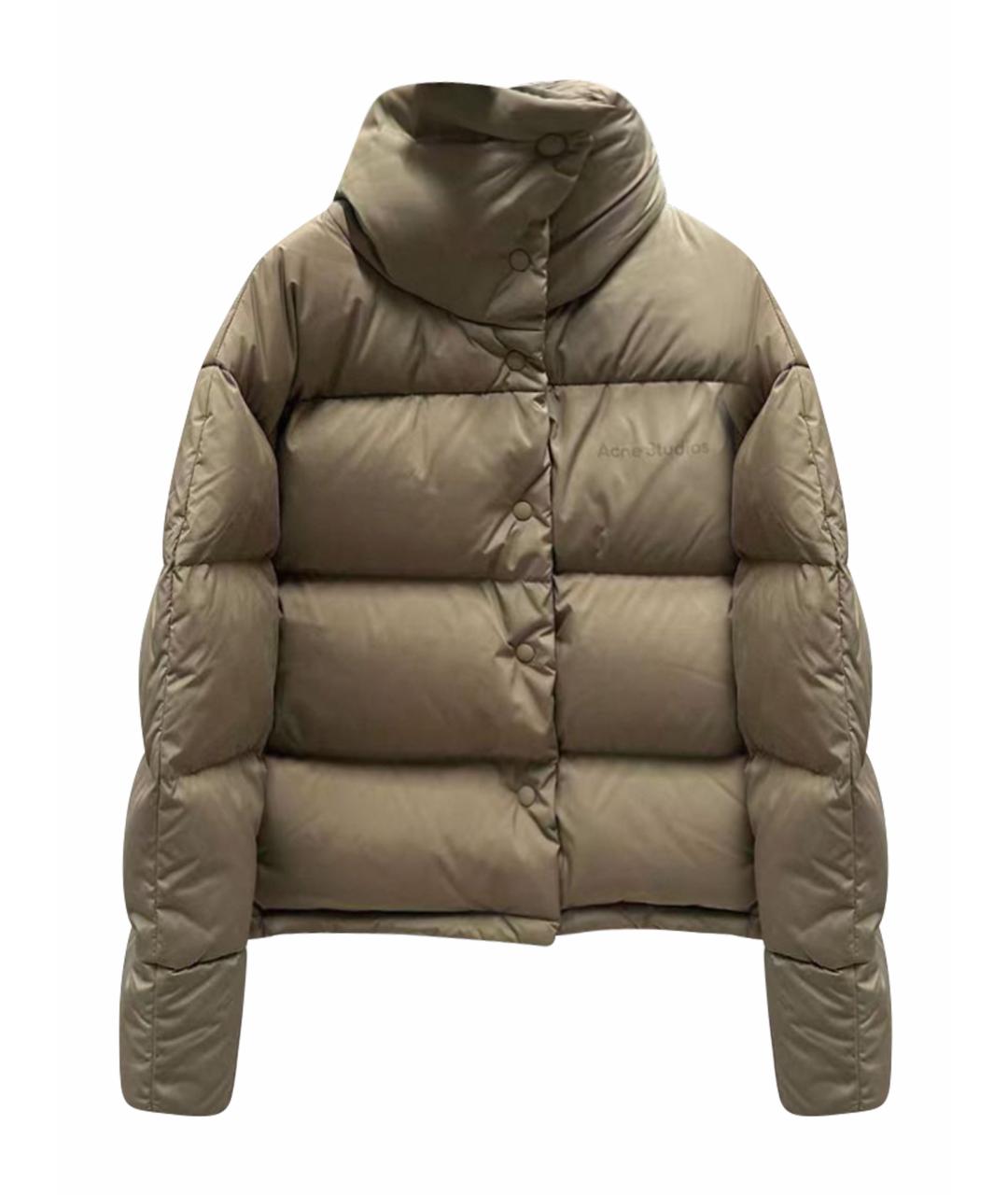 ACNE STUDIOS Хаки полиамидовая куртка, фото 1