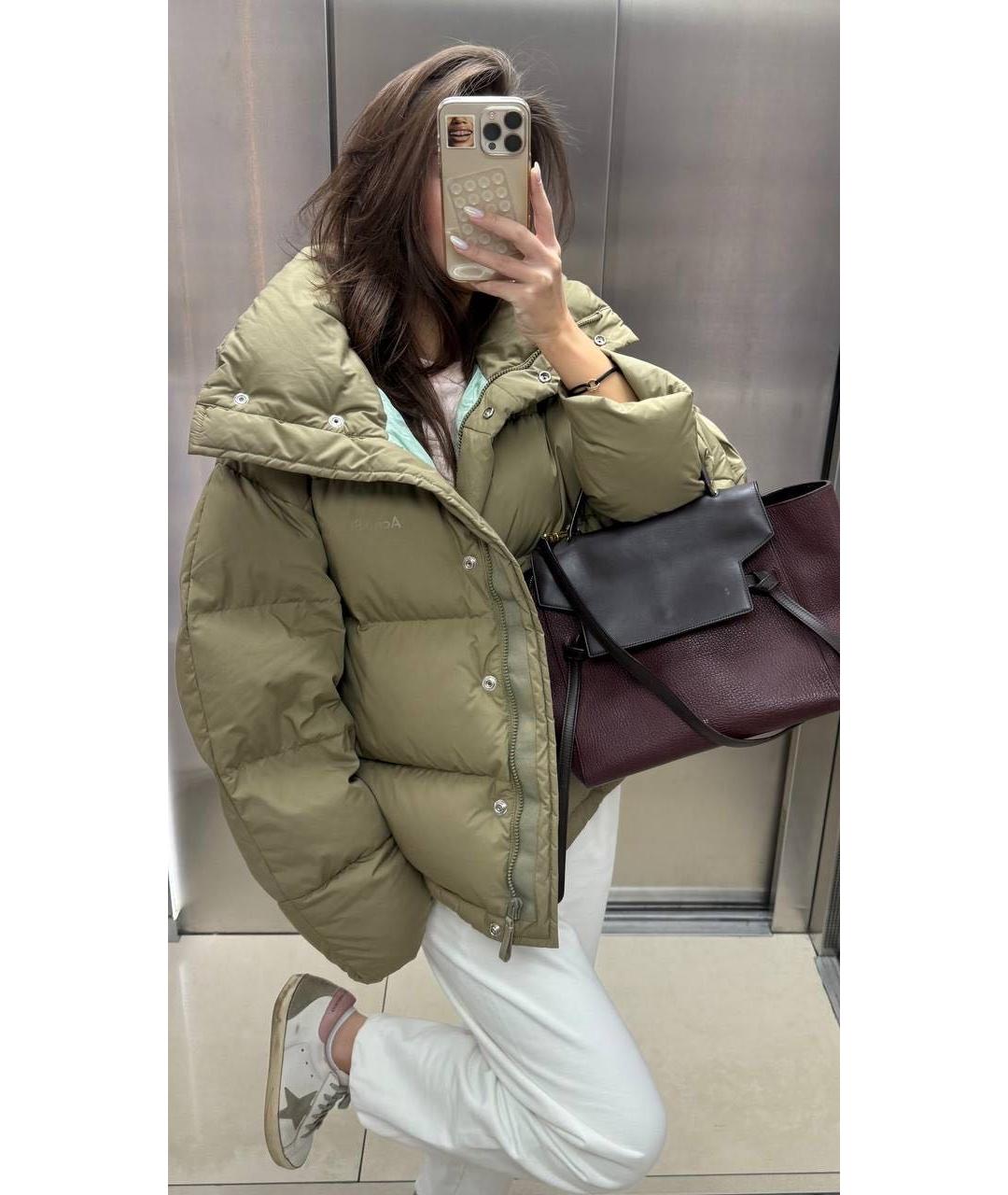 ACNE STUDIOS Хаки полиамидовая куртка, фото 3