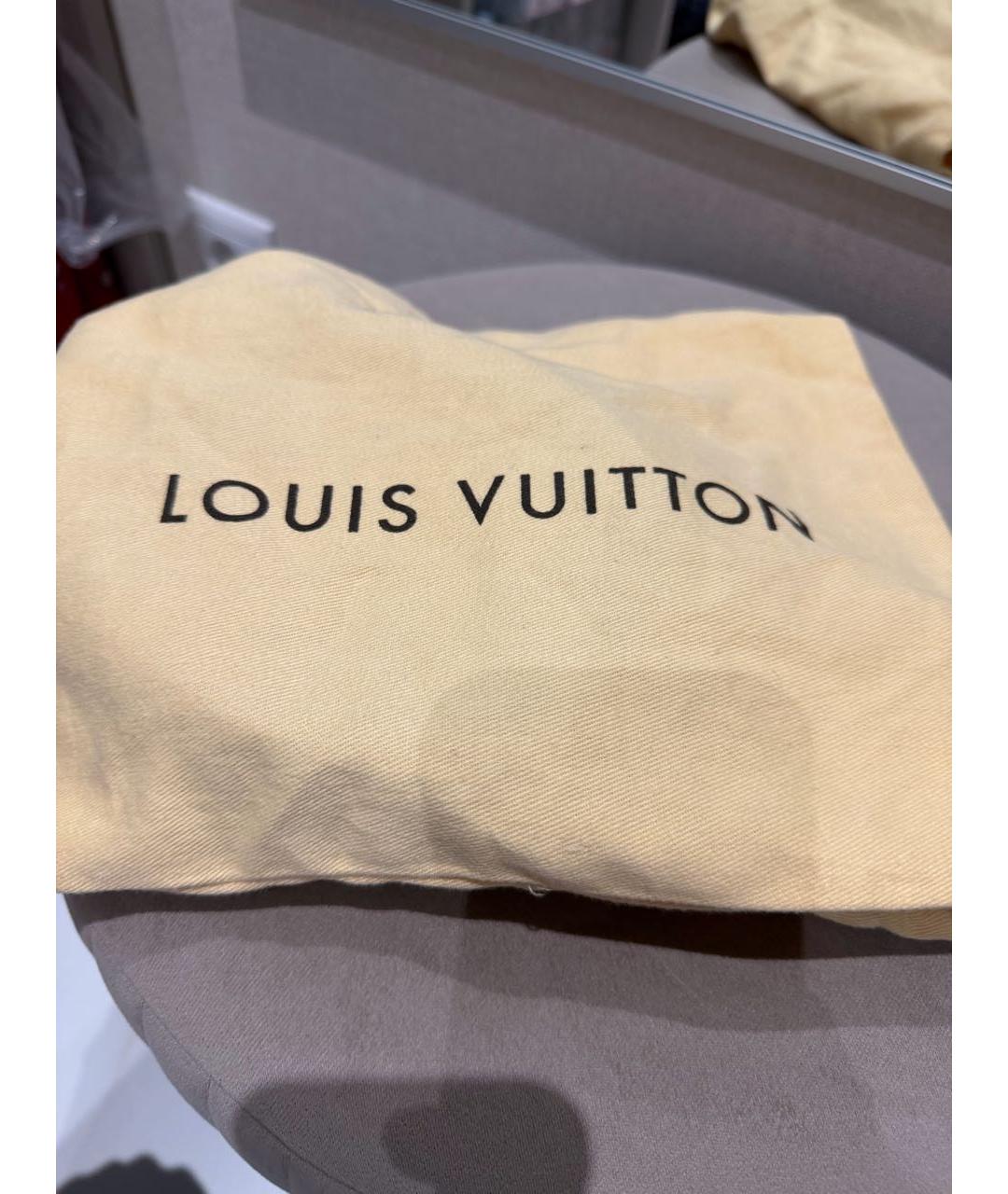 LOUIS VUITTON Коричневый кожаный ремень, фото 8
