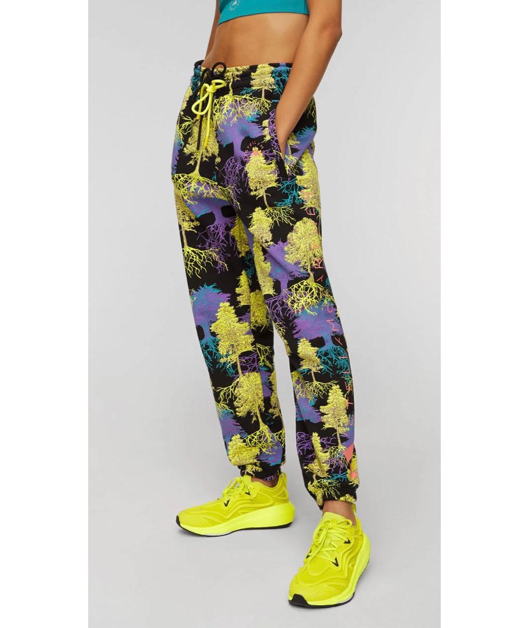 ADIDAS BY STELLA MCCARTNEY Мульти хлопковые прямые брюки, фото 5
