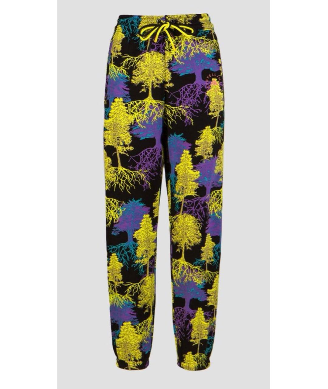 ADIDAS BY STELLA MCCARTNEY Мульти хлопковые прямые брюки, фото 9