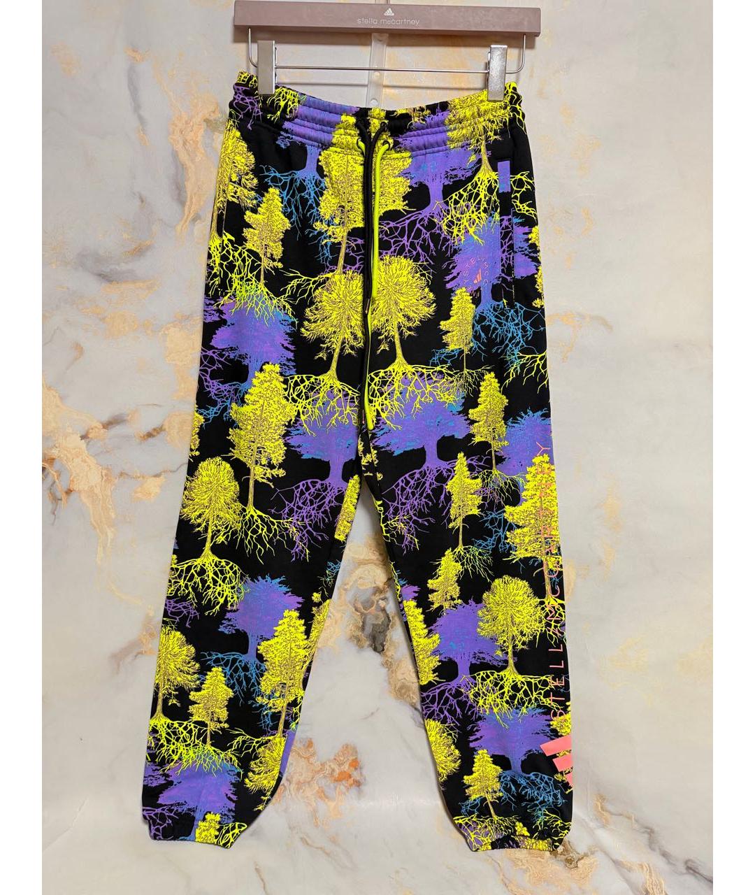ADIDAS BY STELLA MCCARTNEY Мульти хлопковые прямые брюки, фото 2