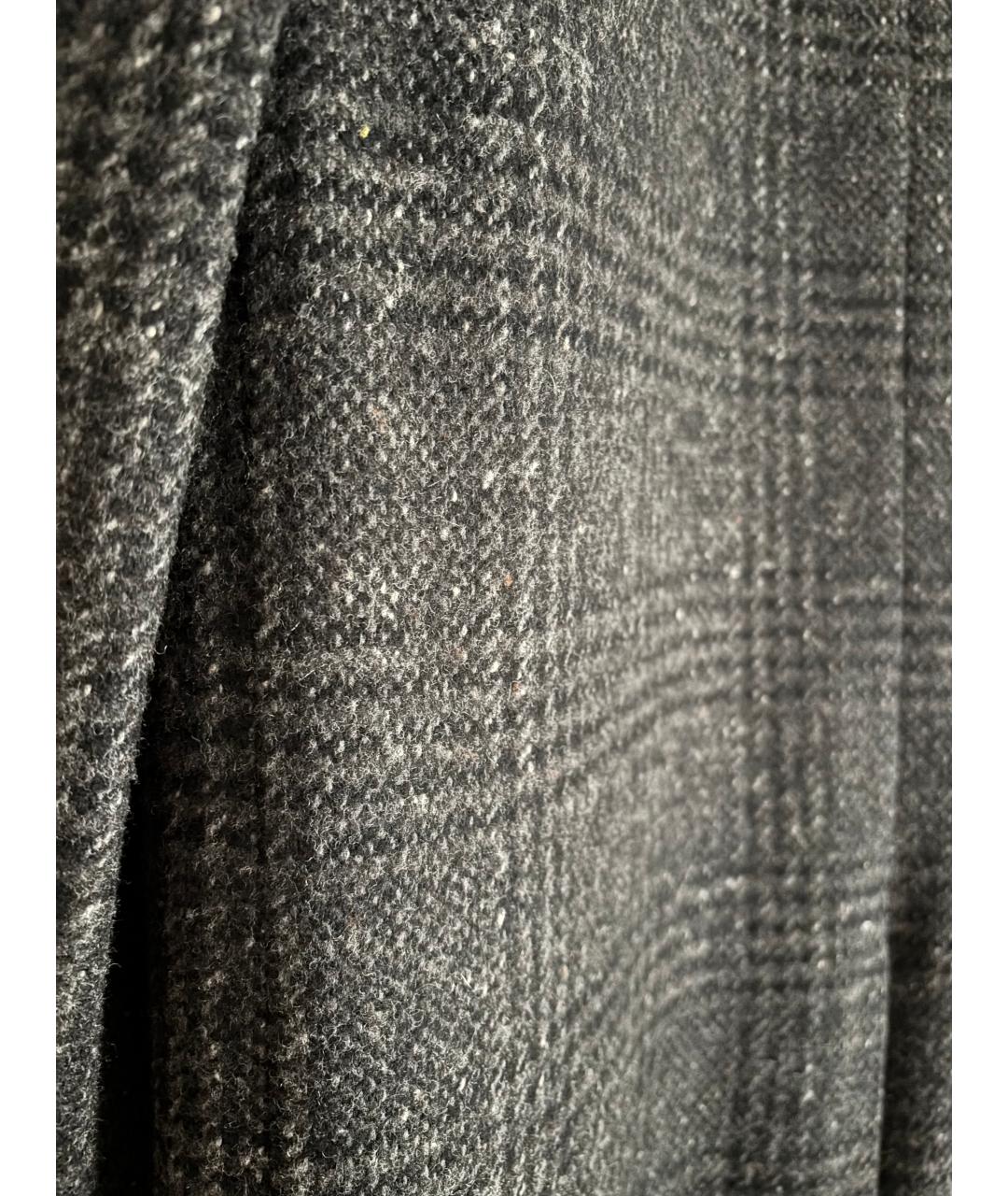 MAISON MARGIELA Серое шерстяное пальто, фото 4